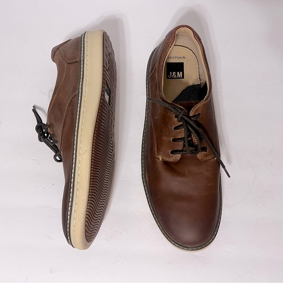 NWOB $149 Johnston and Murphy Men’s Leather Tie Shoes - Picture 7 of 10